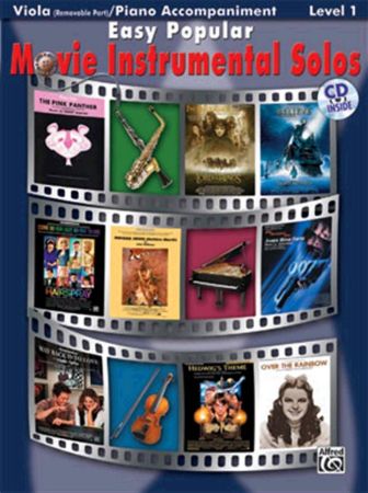 EASY POPULAR MOVIE INSTRUMENTAL SOLOS VIOLA AND PIANO+CD