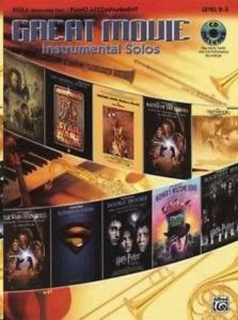 Slika GREAT MOVIE INSTRUMENTAL SOLOS VIOLA AND PIANO+CD
