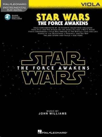 STAR WARS THE FORCE AWAKENS PLAY ALONG VIOLA +AUDIO ACC.