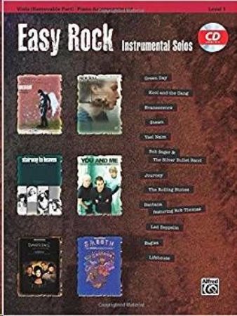 EASY ROCK INSTRUMENTALS VIOLA AND PIANO +CD