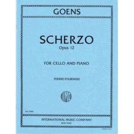 GOENS:SCHERZO OP.12,FOR CELLO AND PIANO