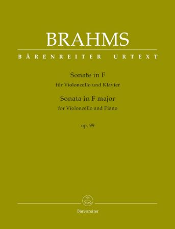 BRAHMS.SONATA FOR CELLO AND PIANO OP.99 F-DUR