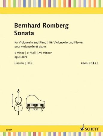 Slika ROMBERG:SONATA E-MOLL OP.38/1 CELLO