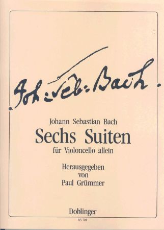 Slika BACH J.S..SECHS SUITEN CELLO SOLO/VON GRUMMER