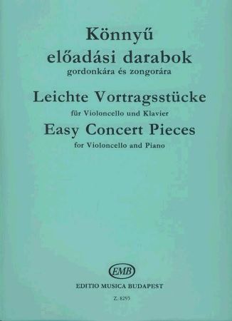 EASY CONCERT PIECES CELLO & PIANO