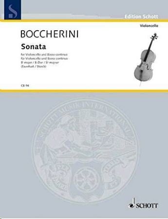 BOCCHERINI:SONATA B-DUR CELLO AND PIANO