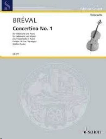 Slika BREVAL:CONCERTINO NO.1 F-DUR CELLO