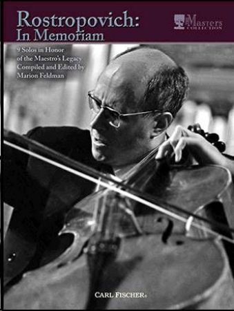 Slika ROSTROPOVICH IN MEMORIAM 9 SOLOS IN HONOR CELLO AND PIANO