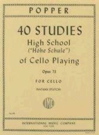 Slika POPPER:40 STUDIES OP.73 CELLO SOLO