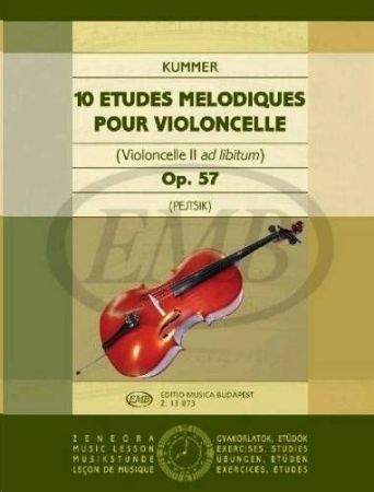 Slika KUMMER:10 ETUDES MELODIQUES OP.57