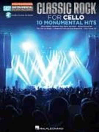 CLASSIC ROCK FOR CELLO 10 MONUMENTAL HITS ESAY PLAY ALONG