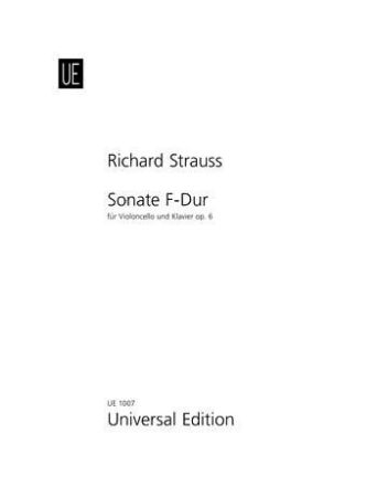 Slika STRAUSS R.:SONATE F-DUR CELLO AND PIANO OP.6