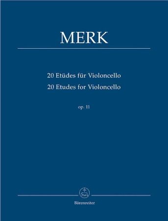 MERK:20 ETUDES FOR CELLO OP.11