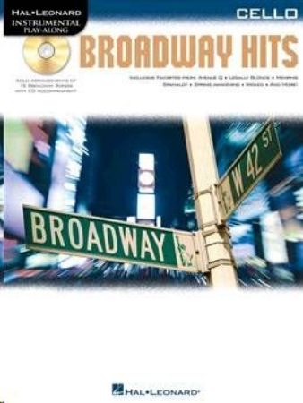 BROADWAY HITS PLAY ALONG CELLO +CD