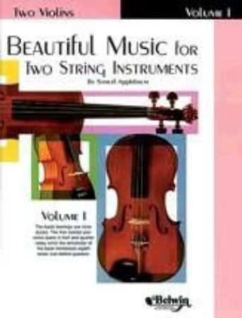 Slika APPLEBAUM:BEAUTIFUL MUSIC FOR TWO STRING INS. VOL.1 TWO VIOLINS