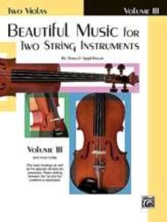 APPLEBAUM:BEAUTIFUL MUSIC FOR TWO STRING INS.VOL.3 TWO VIOLAS