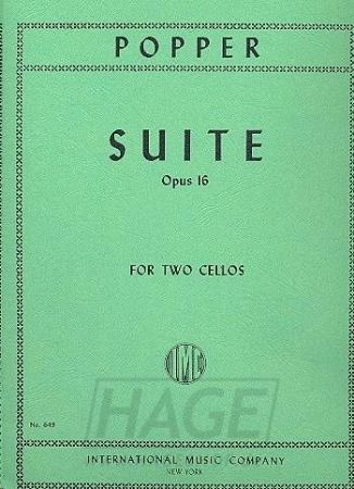 Slika POPPER:SUITE OP.16 FOR TWO CELLOS