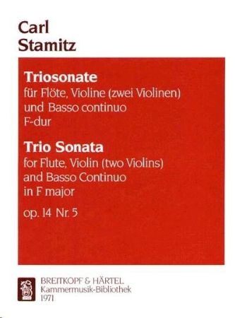 Slika STAMITZ:TRIOSONATE F-DUR