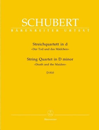 SCHUBERT:STRING QUARTET IN D MINOR D810 PARTS