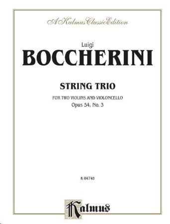 Slika BOCCHERINI:STRING TRIO OP.54/3