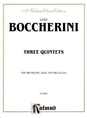 BOCCHERINI THREE QUINTETS