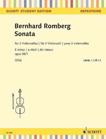 Slika ROMBERG:SONATA E-MOLL OP.38/1  3CELLOS