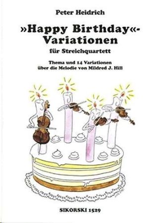 Slika HEIDRICH:HAPPY BIRTHDAY VARIATIONEN STRING QUARTET