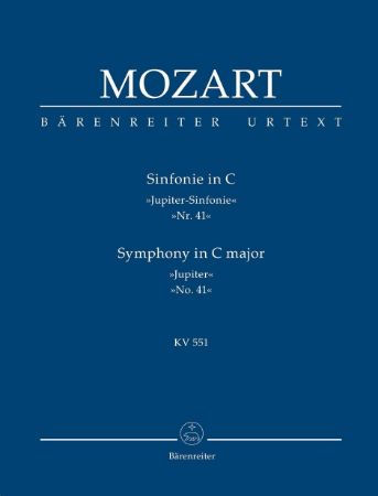 Slika MOZART:SINFONIE IN C NO.41,JUPITER SINFONIE KV 551 STUDY SCORE