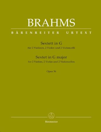 BRAHMS:SEXTET IN G MAJOR OP.36 PARTS