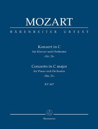 MOZART :KONZERT IN C KV 467 NO.21 , STUDY SCORE