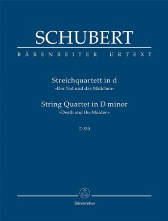 Slika SCHUBERT:STREICHQUARTETT IN D MINOR D 810, STUDY SCORE