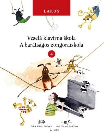 LAKOS:VESELA KLAVIRNA ŠKOLA 4+CD