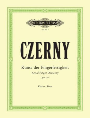 Slika CZERNY:KUNST DER FINGERFERTIGKEIT OP.740