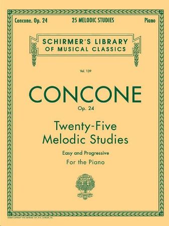 Slika CONCONE:25 MELODIC STUDIES OP.24