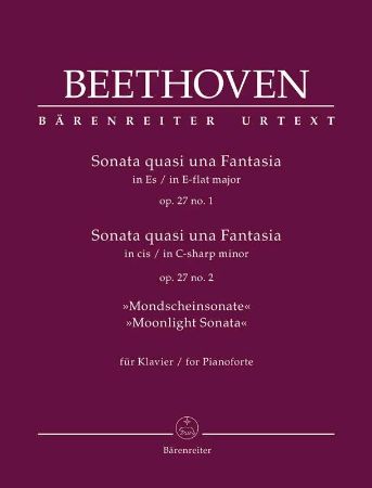 Slika BEETHOVEN:SONATA QUASI UNA FANTASIA OP.27/1 FOR PIANO