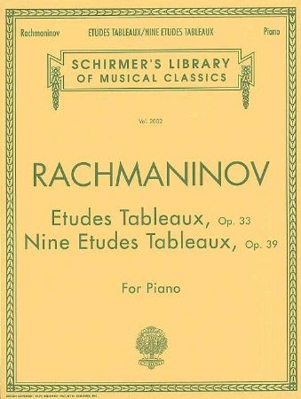 Slika RACHMANINOV:ETUDES TABLEAUX OP.33,9 ETUDES TABLEAUX OP.39