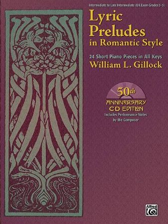 Slika GILLOCK:LYRIC PRELUDES IN ROMANTIC STYLE+AUDIO ONLINE ACCESS