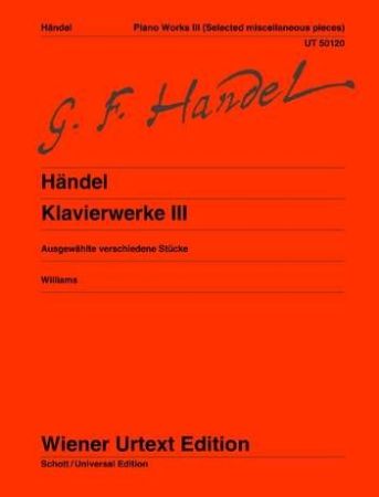 Slika HANDEL:KLAVIERWERKE III