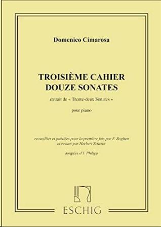 CIMAROSA:32 SONATES VOL.3 PIANO