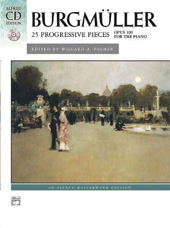 Slika BURGMULLER:25 PROGRESSIVE PIECES OP.100 +CD