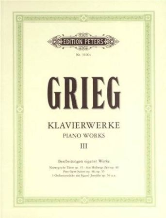 GRIEG:PIANO WORKS VOL.3