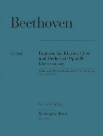 BEETHOVEN:FANTASIA FOR PIANO,CHORUS AND ORC.OP.80 PIANO REDUCTION