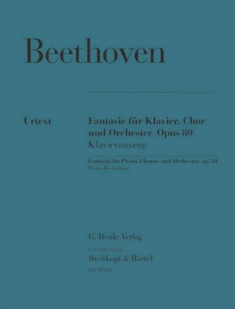 Slika BEETHOVEN:FANTASIA FOR PIANO,CHORUS AND ORC.OP.80 PIANO REDUCTION