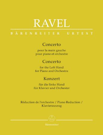 Slika RAVEL:CONCERTO FOR LEFT HAND FOR PIANO