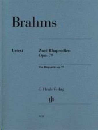 Slika BRAHMS:TWO RHAPSODIES OP.79