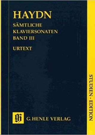 HAYDN:SAMTLICHE KLAVIERSONATEN 3 STUDIEN ED.