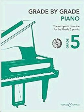 Slika GRADE BY GRADE PIANO 5 +CD