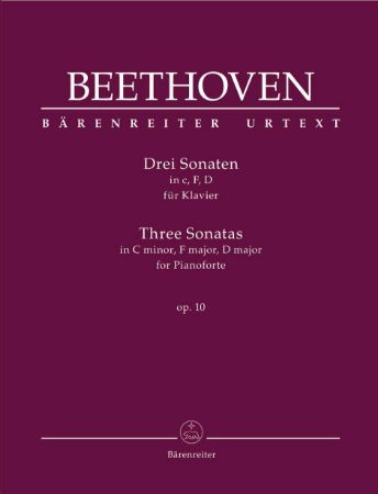 BEETHOVEN.THREE SONATAS OP.10