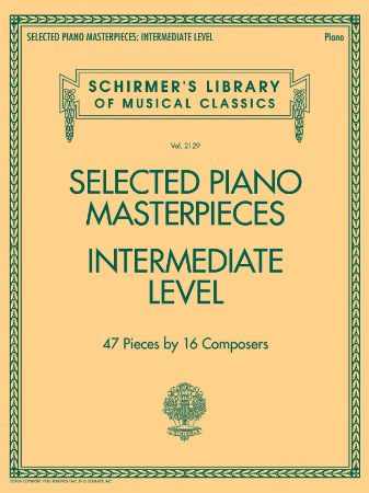Slika SELECTED PIANO MASTERPIECES INTERMEDIATE LEVEL