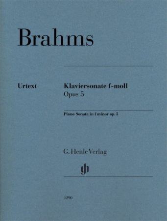 BRAHMS:PIANO SONATA F-MOLL OP.5